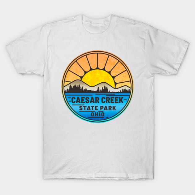 Caesar Creek State Park Ohio OH T-Shirt by TravelTime